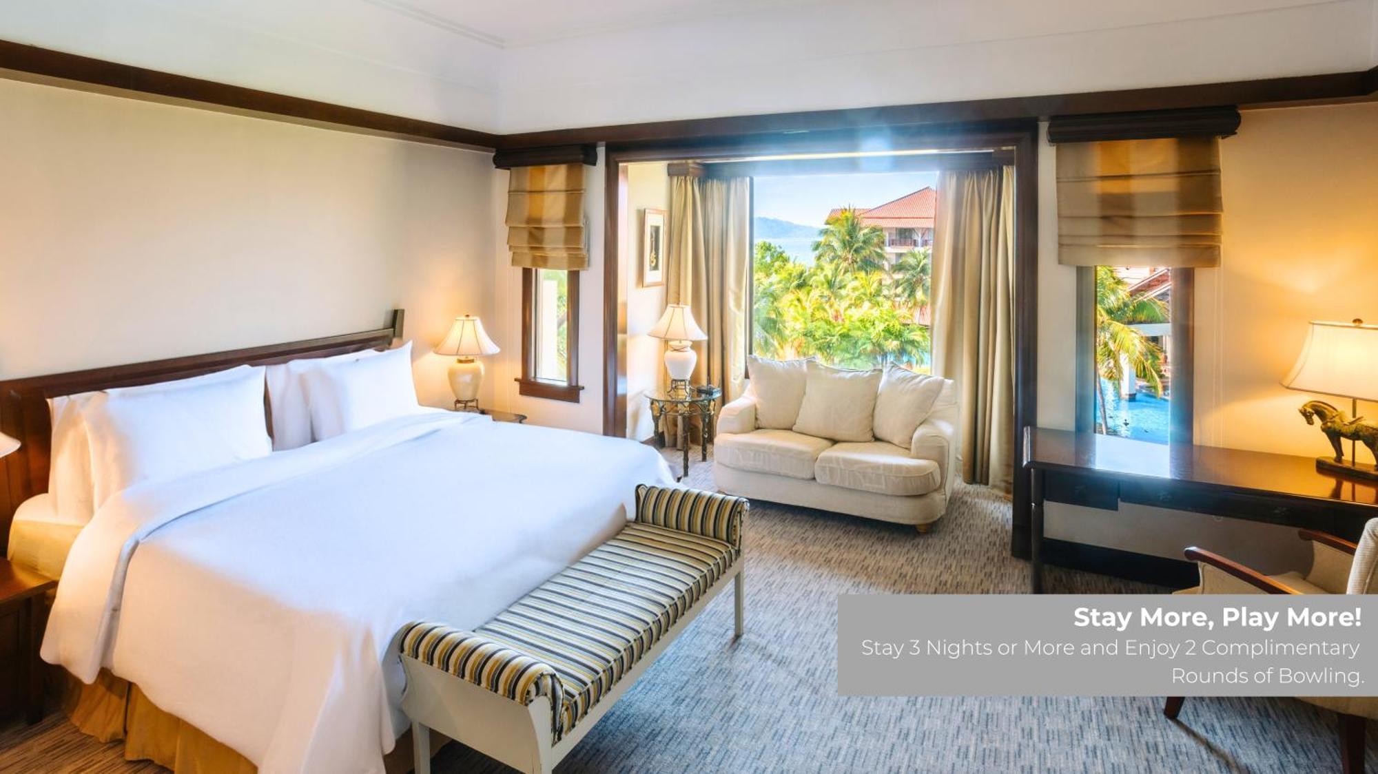 더 마젤란 수테라 리조트 코타키나발루 외부 사진 A room at the hotel