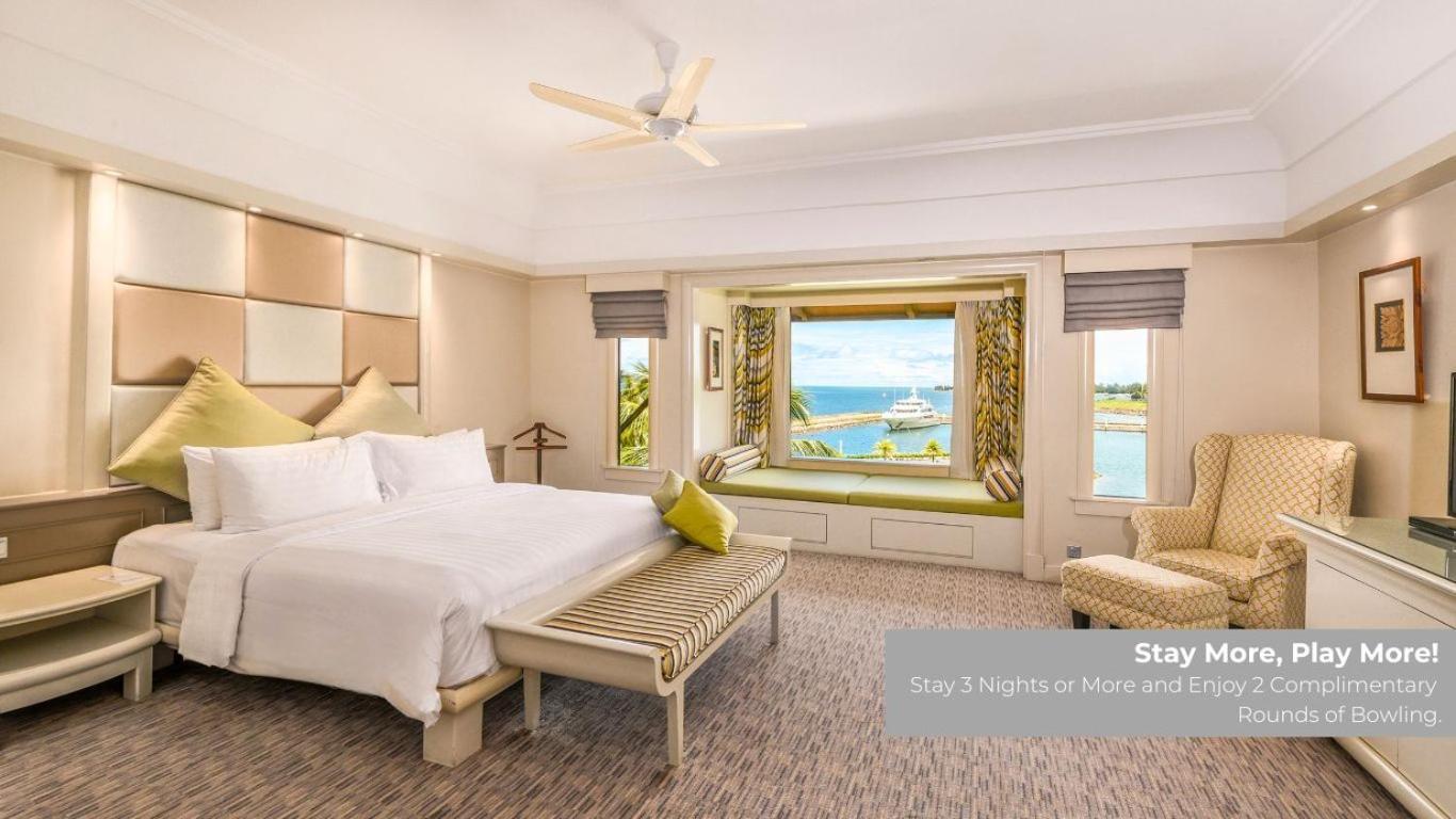 더 마젤란 수테라 리조트 코타키나발루 외부 사진 A bedroom at the hotel